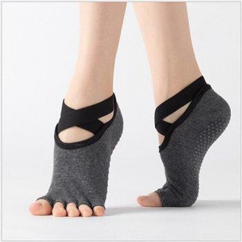 Chaussettes de Fitness Femmes Dos Nu Cinq orteils