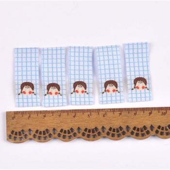 Charming Girl Embroidered Labels