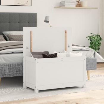 Pine Wood Storage Chest 80x40x45.5 cm