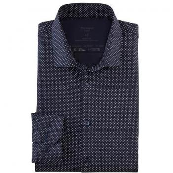 OLYMP No. Six Slim Fit Businesshemd in Marine