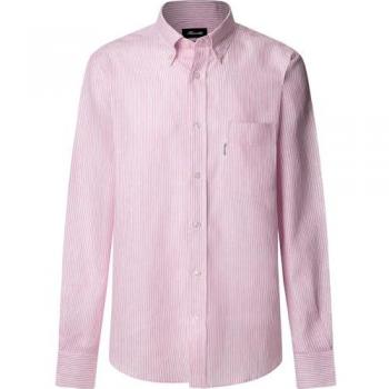 Camicia lunga Façonable Bengal Str Lin Magenta Purple S