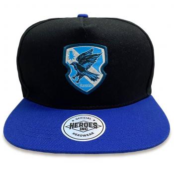Harry Potter Ravenclaw Snapback Cap (Unisex, Schwarz/Blau, Einheitsgröße)