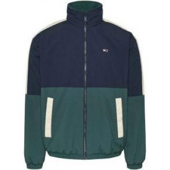 Chaqueta Tommy Jeans reversibles con capucha plegable, tejido reciclado – M