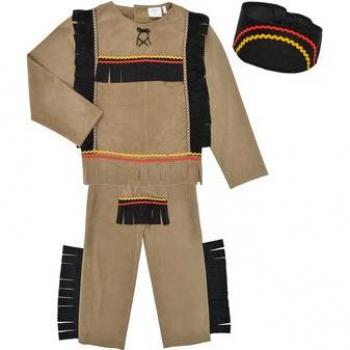 Costume Enfant Indien Big Bear Multicolore Garçons 10 / 12 ans