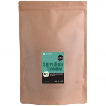 Wohltuer Bio Spirulina Presslinge 500g - Reinheit und Qualität in einer Tablette, 1250 Tabletten (DE-ÖKO-006)