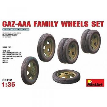 MIA35112 1:35 MiniArt GAZ-AAA Family Wheel Set