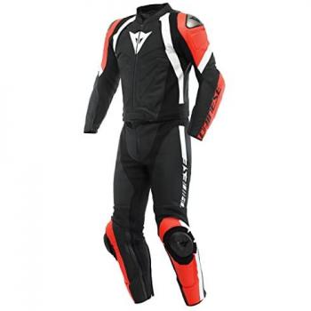 DAINESE - Tute Avro 4 Nero-Matt / Fluo-Rosso / Bianco Nero,Rosso,Bianco 64