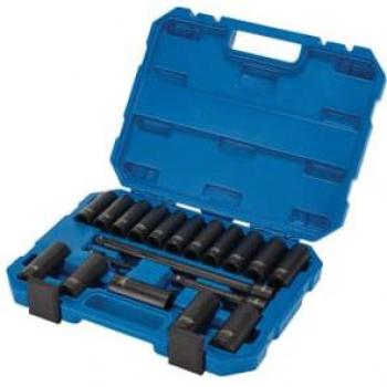 Draper HI-TORQ® 1/2 Square Drive Metric Deep Impact Socket Set - 19 Piece