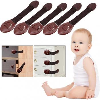 5-Pack Child Safety Drawer Locks