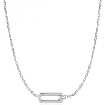 Adjustable Glam Rock Silver Necklace for Women - Ania Haie N037-01H