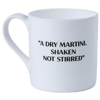 Mug James Bond Martini en porcelaine Bone China