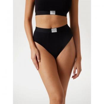 Tessa Noir Brésilienne – Culotte Côtelée M