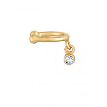 Elli Ohrklemme Earcuff Kugel Kristall Elegant 925 Silber