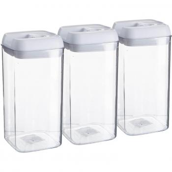 Argon Tableware 1.2 Litre Flip Lock Food Storage Containers Set of 6