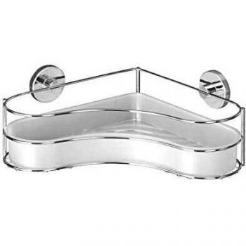 WENKO 20894100 Chrome Corner Shelf (35x11.5x24 cm)