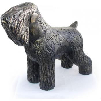 Figura in scala 1:1 Terrier Nero Russo per giardino