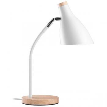Tracer Lámpara de Escritorio Scandi Blanco Acero 40 W