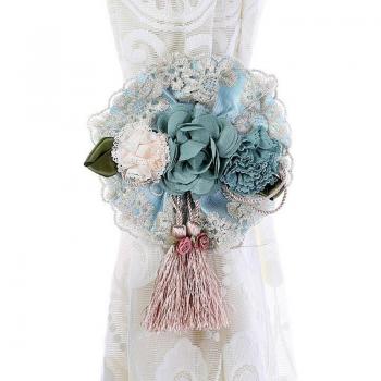 Hanging Floral Curtain Holder