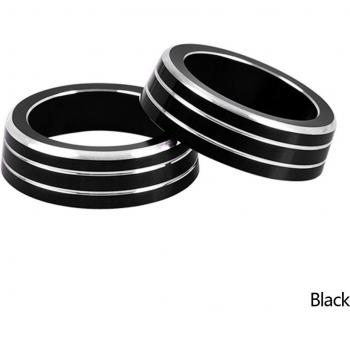 Accesorios de Aluminio para Perillas de Aire Acondicionado Honda Civic - 2 Piezas