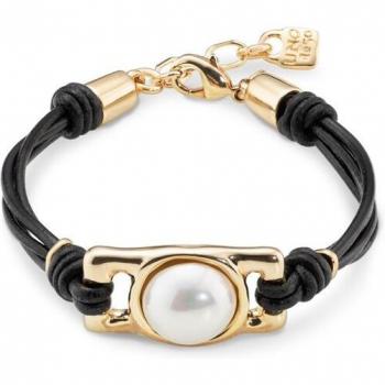 Pulsera Uno de 50 Darling Perla Oro Magnético Colección Mujer