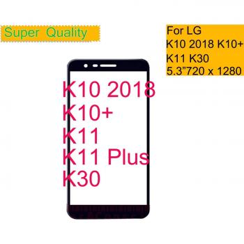 10Pcs Front Glass Lens for LG K10 K11 K30 X4 Touch Screen LCD Panel