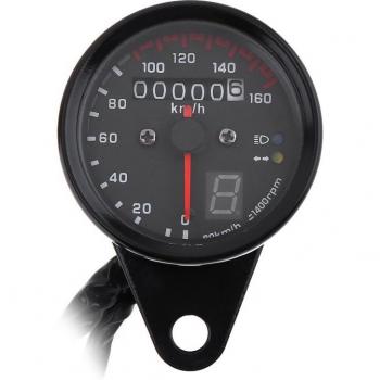 Jauge de vitesse Moto Café Racer 0-160 Km/H