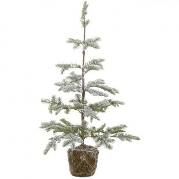 Albero di Natale Verde Innevato 40x85 cm