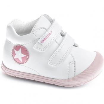 Botins de Velcro PABLOSKY para Menina 045307 Branco