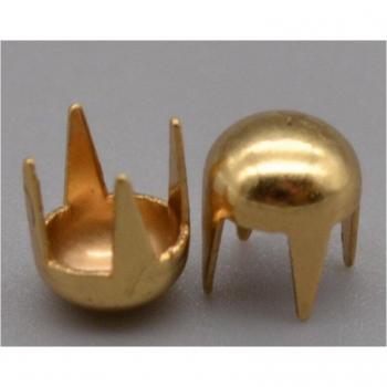 Bolsa de Zapatos Ronda Cuero con Remaches Plata Negra Bronce Oro