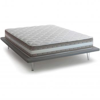LettiEMaterassi, Materasso matrimoniale Luxury Dream sfoderabile in Memory con 9 zone e Memorygel, fascia traspirante 3D, 160x190x27cm, Presidio Medico