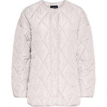 Pieces Giacca Stella Quilted Silver Gray L