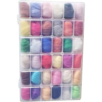 15-Piece Mixed Colors Needle Felting Kit