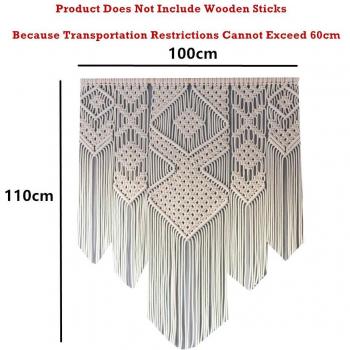 Heart-Shaped Macrame Wall Art