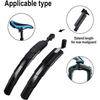Bicycle Mudguard 2PCS High Strength Telescopic Fender