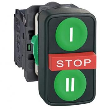 Complete Harmony XB5 Push Button - Red/Green