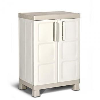 Keter Armadio mobile in resina da esterno excellence basso 2 ripiani 65X45X97