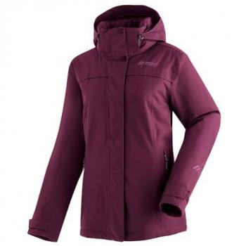 Maier Sports Female Lisbon Weather Jacket - Berry/Cherry Wine Color