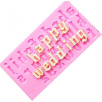 Gothic Alphabet Silicone Fondant Mold