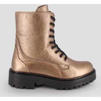 Blogger OHIO Botines de mujer bronce en piel 79961