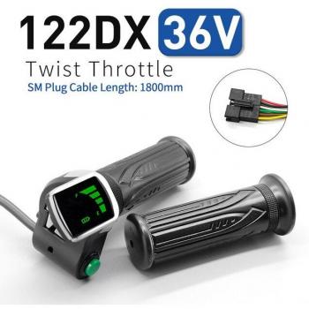 Electric Bike Throttle 122DX with 6Pin SM Connector