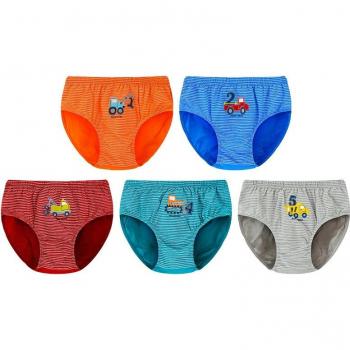 Ropa Interior Infantil de Algodón Azul