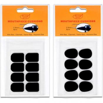 Alto Saxophone and Clarinet Mouthpiece Pads - 8pcs 0.8mm