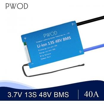 48V BMS for Lithium-ion Battery 13S 15A/20A/30A/40A/60A