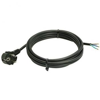 Conexión de cableado PVC H05VV-F 3 G1,0 3 metros color negro