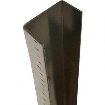 Steel Fence U Channel - Durapost Sepia Brown - 1800mm