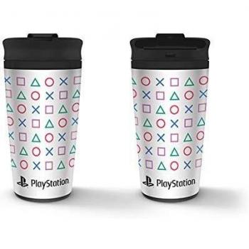 PlayStation Shapes Travel Mug - White