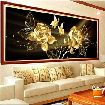 Peinture diamant florale 5D Huacan