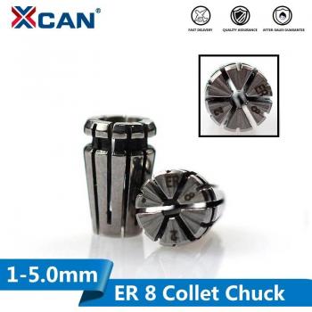 XCAN Collier à ressort ER8 – Porte-outils multi-métriques (0,5–5 mm)