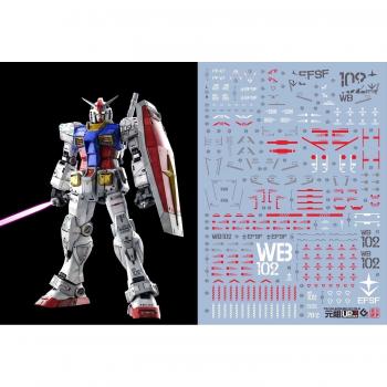 HG RG MG PG RE HiRM Robot MS Decals – Fluorescence Edition for 1/60 RX‑78‑2 Gundam