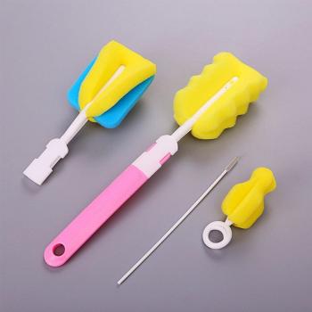 Kit Brosse à Biberons Éponge Durable